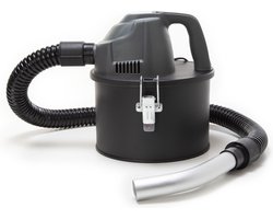 Perel Mini-aszuiger, haardzuiger, stofzuiger voor as, open haard, barbecue, droogzuiger met flexibele slang 0.3 m, HEPA-filter, zuigfunctie, zonder zak, 600 W, 4 L