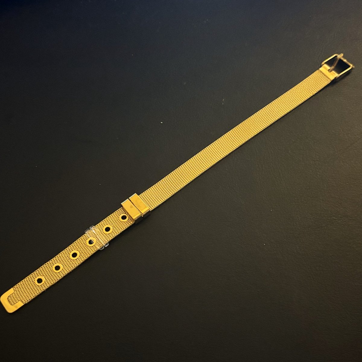 No-Fade Goud-Stijl Horlogeband Vergulde Armband Sieraden Voor Dames En Heren