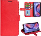 MobyDefend Hoesje - Geschikt voor Motorola Moto E15 / G05 - Wallet Book Case (Sluiting Achterkant) - Rood