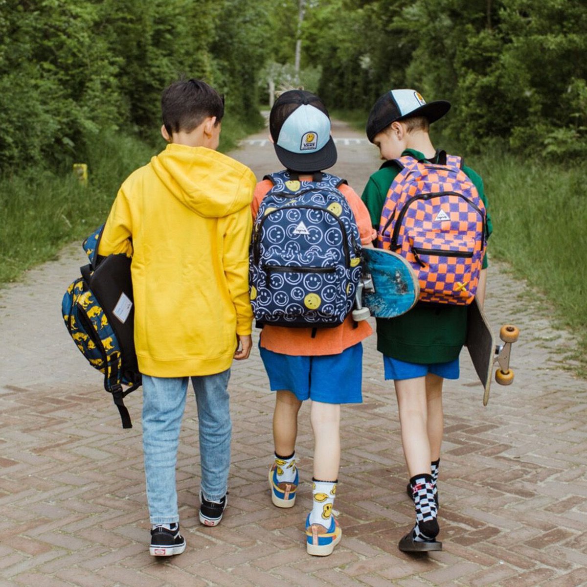 LITTLE LEGENDS BACKPACK L MULTI CHECKERBOARD – foto 2