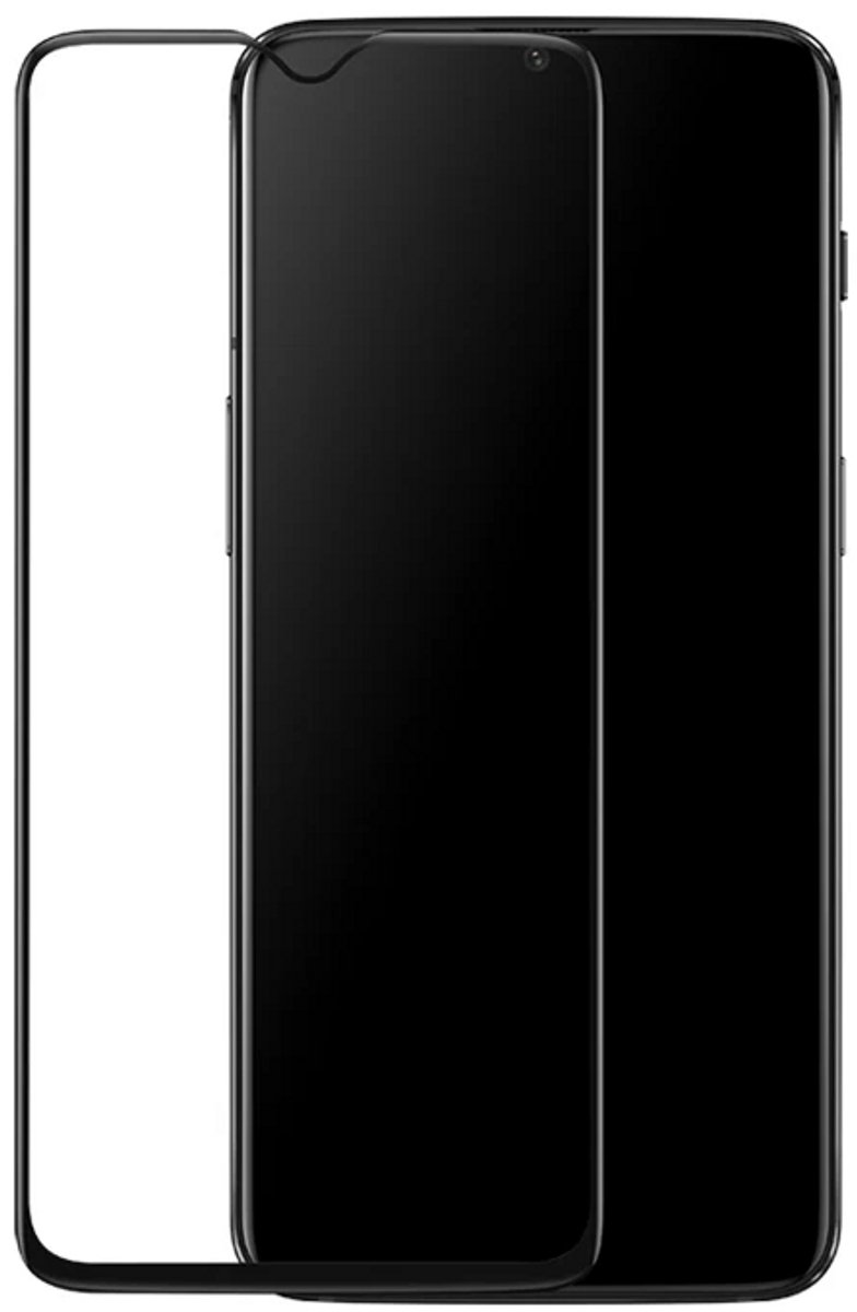 DrPhone Oneplus 7T Glas - Tempered Glass 3D – Volledige Dekking - Schermbeschermer - Gehard Glas