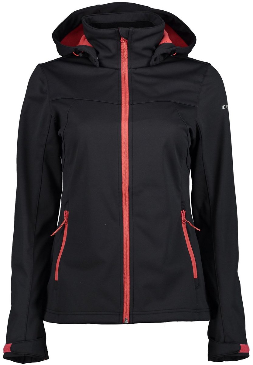 Icepeak Boise Softshell Dames Zwart
