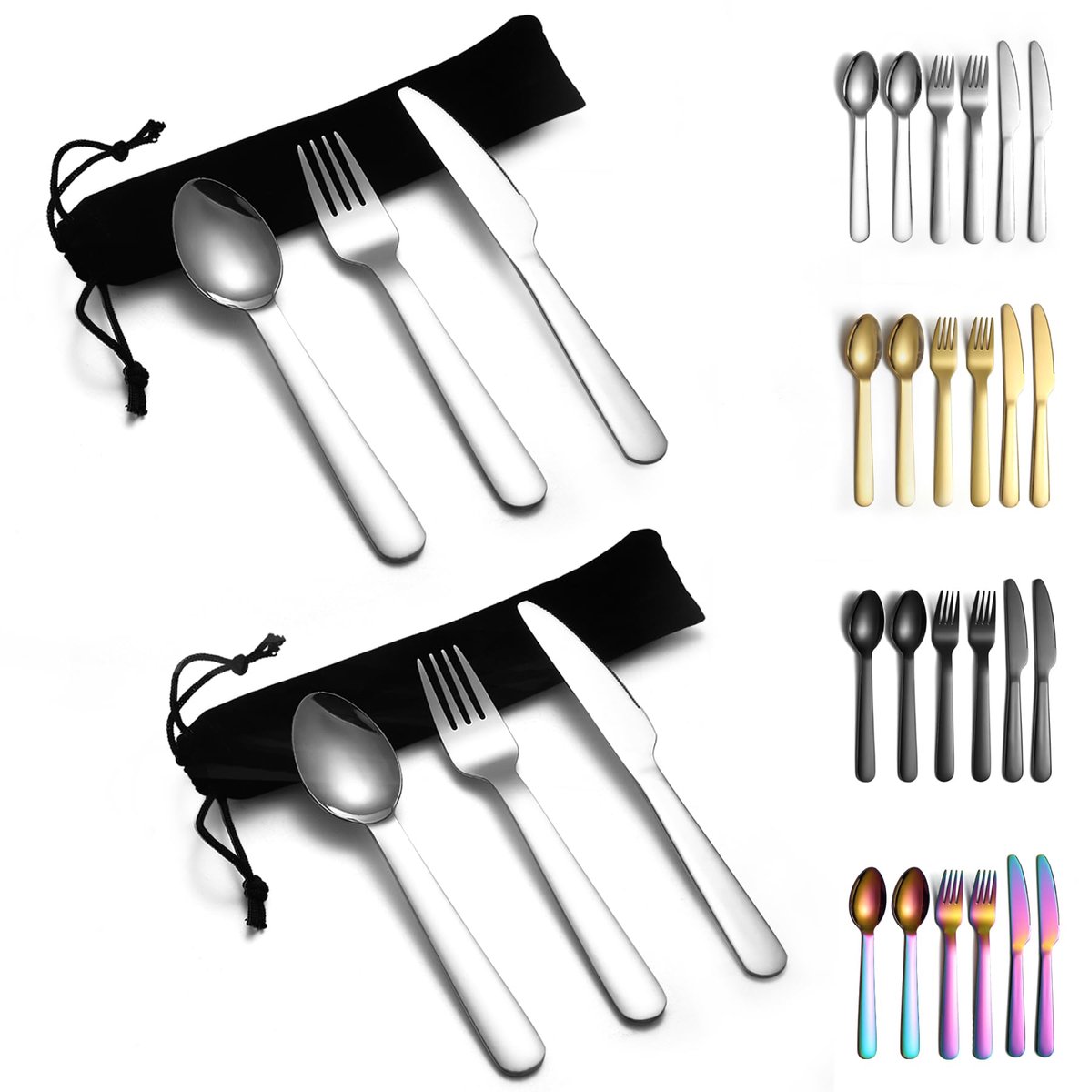 5-pack dubbele neusring neuspiercingring - roestvrijstaal - piercing neustussenschot - neuspiercing voor enkele piercing