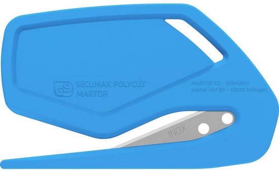 Martor SECUMAX POLYCUT, Inox, cyan (10 Stück), 24,00