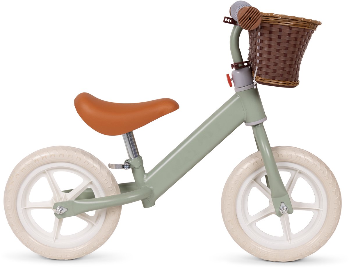 Loopfiets 12 inch – Balansfiets 2 t/m 5 jaar – Verstelbaar Zadel – Lichtgewicht Magnesium – Fiets Zonder Trappers – Jongens & Meisjes – Mintgroen thumbnail 2