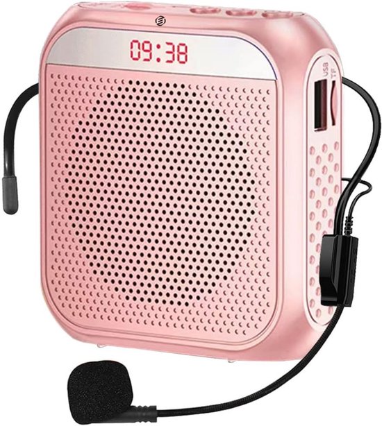 Spraakversterker Voor Leraar SHIDU Draadloze Stemversterker Draagbare Met Headset Microfoon Pa Systeem Loudspeaker Perfect Tour Guide Presentatie 640178006 Spraakversterker Voor Leraar SHIDU Draadloze Stemversterker Draagbare Met Headset Microfoon Pa Systeem Loudspeaker Perfect Tour Guide Presentatie 640178006