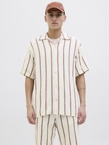 Jack & Jones Heren Overhemd JORCOBA STRIPE RESORT SHIRT SS bequem Veelkleurig XL Volwassenen
