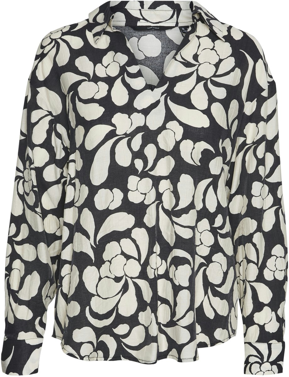 VERO MODA - VMMAJA FI LS OVERSIZE TOP WVN - Dames - Blouses