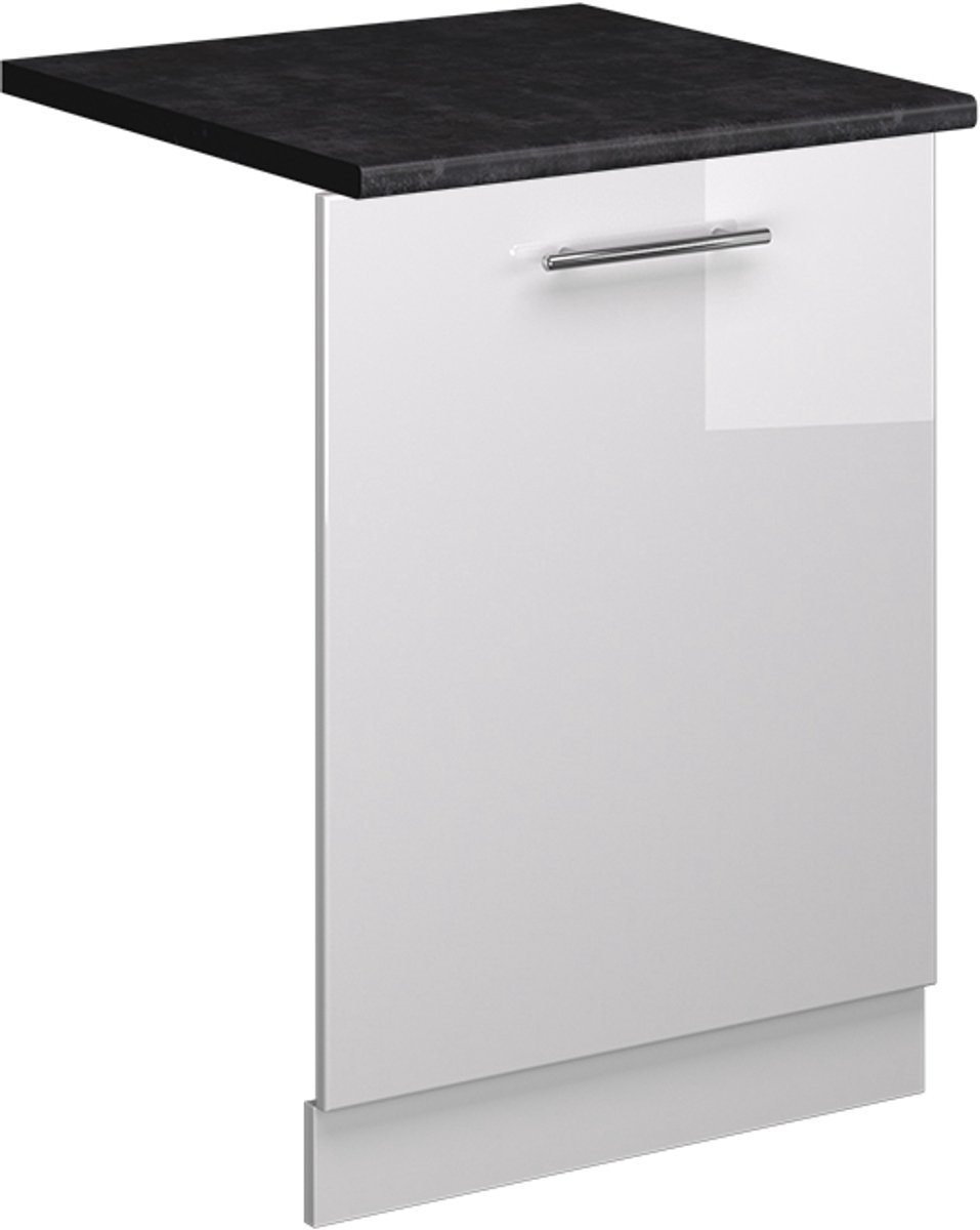 Vicco Fame-Line Vaatwasserfrontpaneel – 60 cm, WB Antraciet Wit Hoogglans