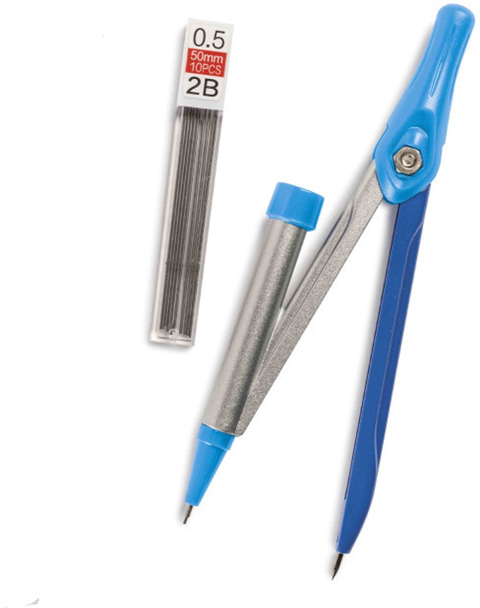 Carioca 40122 passer Blauw, Zilver 2 stuk(s)
