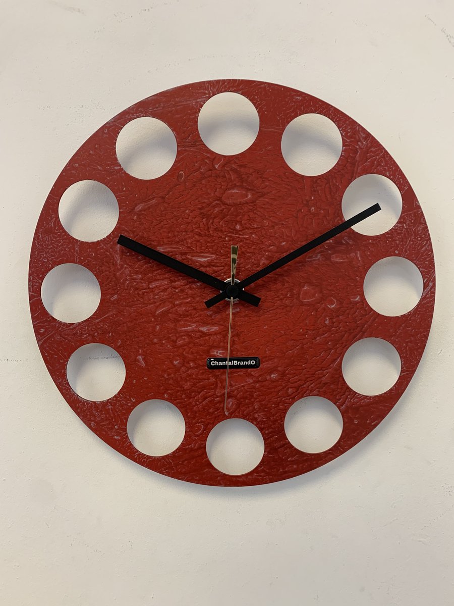 MOSACLOCK RED LABEL Wandklok Modern Industrieel Design