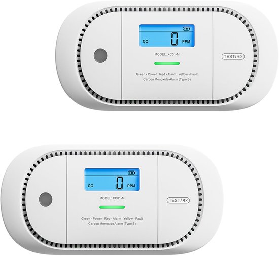 ELRO FC5010 Koolmonoxidemelder met 10-jarige batterij en display - CO