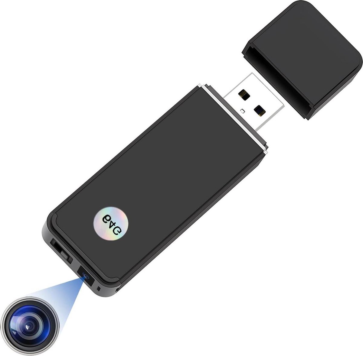 Mini-spionagecamera 1080p verborgen stijl U-schijf 64 GB met bewegingsdetectie - video-opname op kantoor en klaslokaal