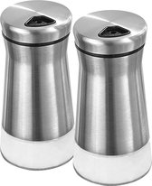 Sucrier En Verre Avec Couvercle Automatique - 250 Ml, Bec Verseur, étanche (lot De 2)