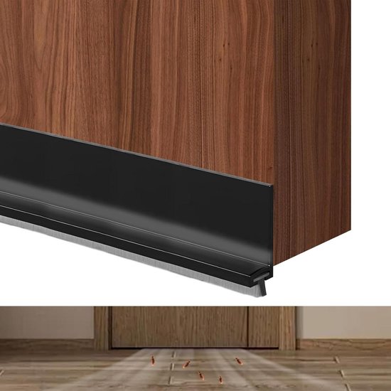 100 Cm Zelfklevende Deurafdichting Onder Borstelafdichting 