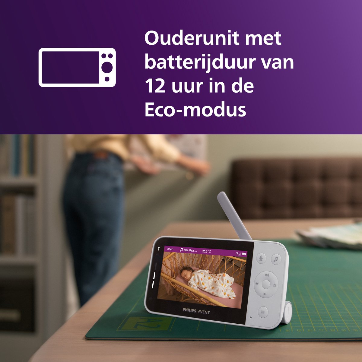 Philips Avent SCD951/26 Beeldbabyfoon met Camera en App - afbeelding 3