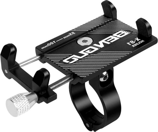 Foto: Aluminium alloy verstelbare mountain bike phone holder met rotating cradle clamp gps mount houder