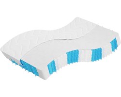 vidaXL - Pocketveringmatras - middelhard-hard - 140x200 - cm