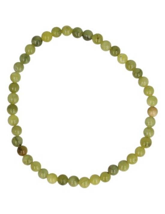 Bracelet perle serpentine 4 mm