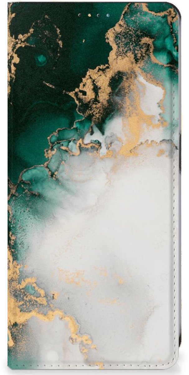 Standcase voor OnePlus Nord CE 3 Lite Marmer Groen