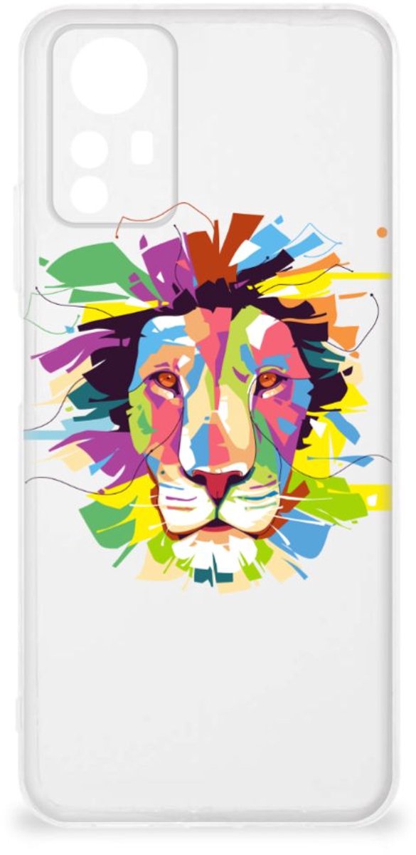 Xiaomi Redmi Note 12S Telefoonhoesje met Naam Lion Color