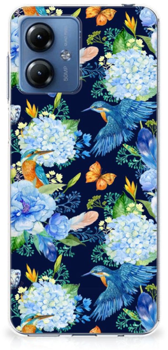 TPU Hoesje voor Motorola Moto G14 IJsvogel