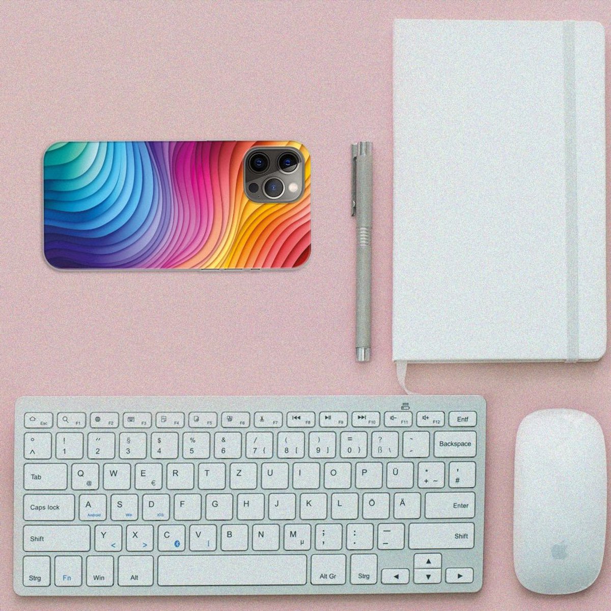 TPU Hoesje voor iPhone 12 Pro Max Regenboog