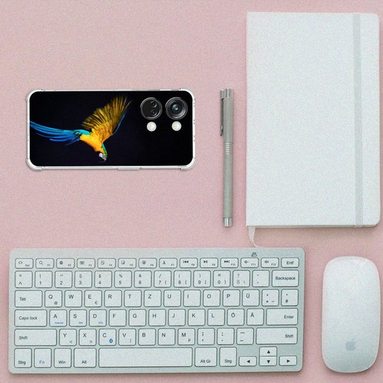 TPU Case Anti-Shock voor OnePlus Nord 3 Case Anti-shock Papegaai