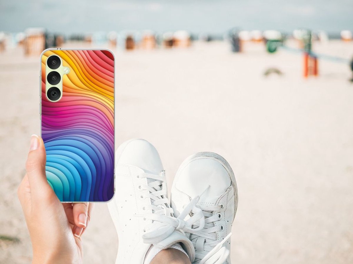 TPU Hoesje voor Samsung Galaxy A35 Regenboog