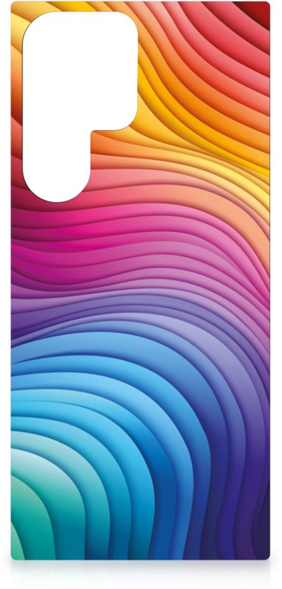 Backcover voor Samsung Galaxy S23 Ultra Regenboog