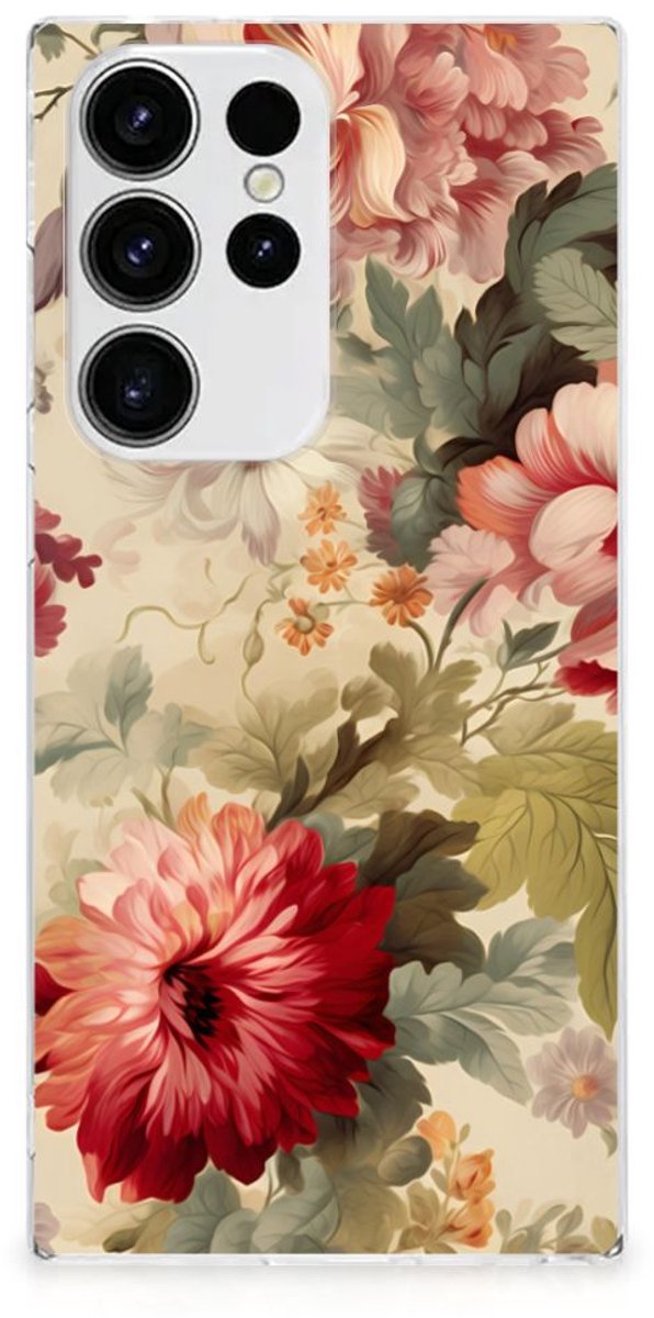TPU Case voor Samsung Galaxy S23 Ultra Bloemen