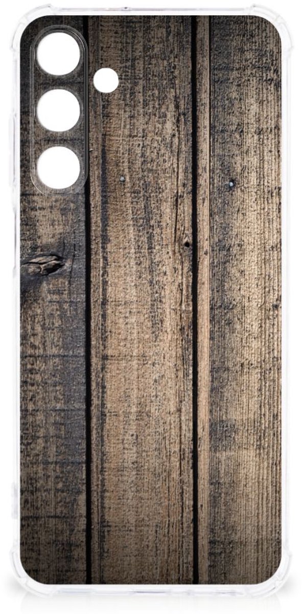 Samsung Galaxy A25 Stevig Telefoonhoesje Steigerhout