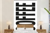 Behang - Fotobehang Koffie - Decoratie - Japandi - Vintage - Breedte 225 cm x hoogte 350 cm