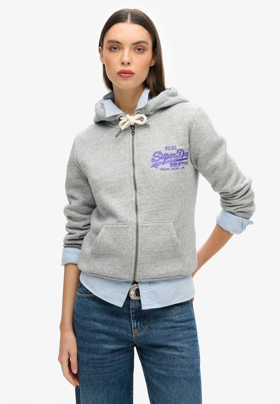 Zippé Femme Sweat Imprime Femme Superdry Sweat à Capuche Zippé
