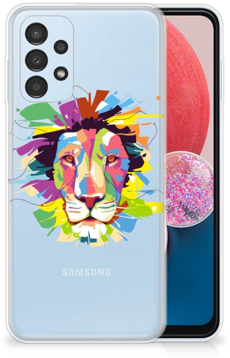 Samsung Galaxy A13 4G Telefoonhoesje met Naam Lion Color