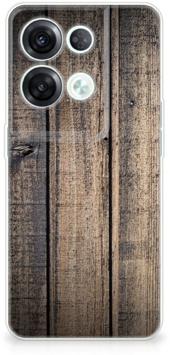 OPPO Reno8 Pro Bumper Hoesje Steigerhout