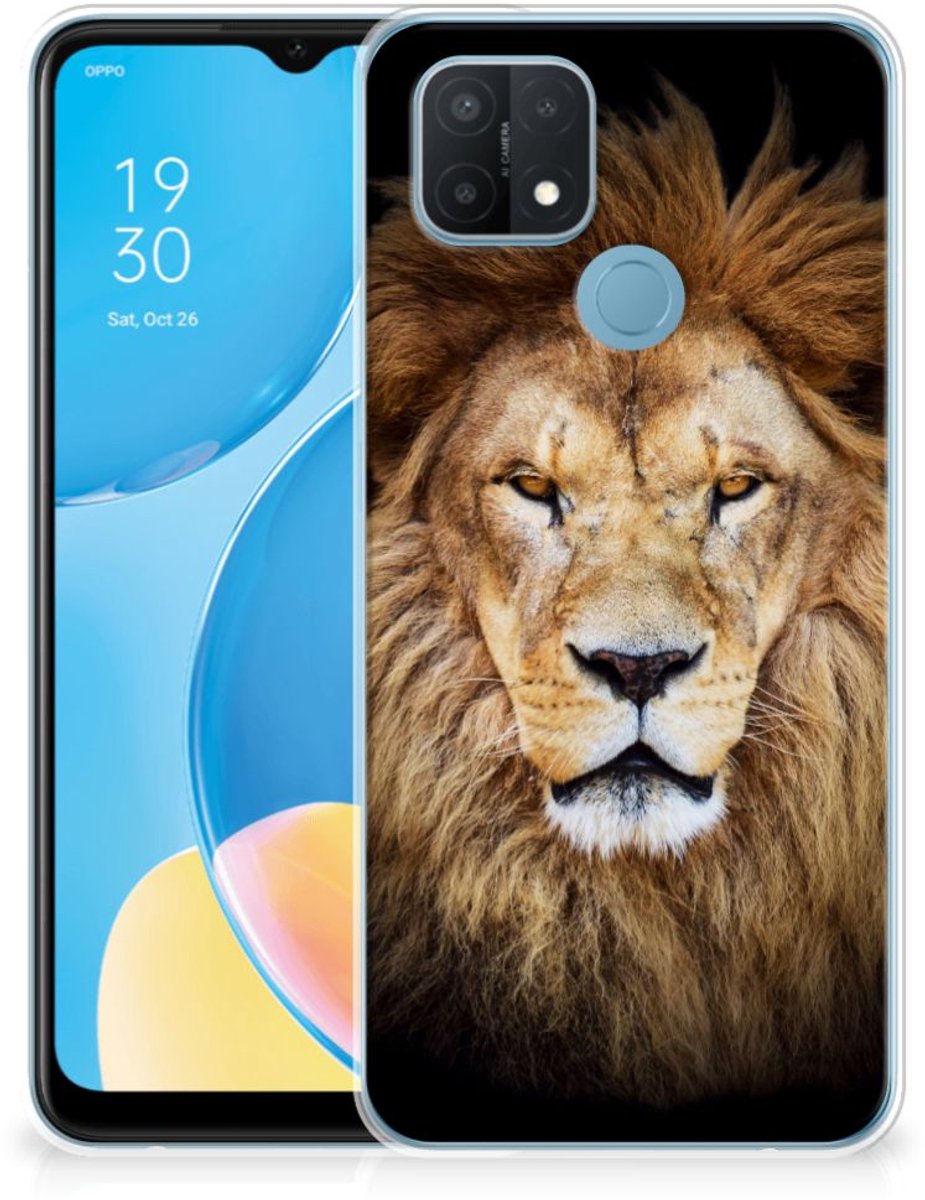 OPPO A15 TPU Hoesje Leeuw