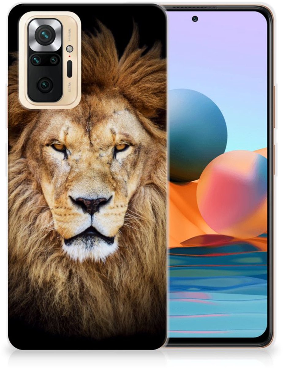 Xiaomi Redmi Note 10 Pro TPU Hoesje Leeuw