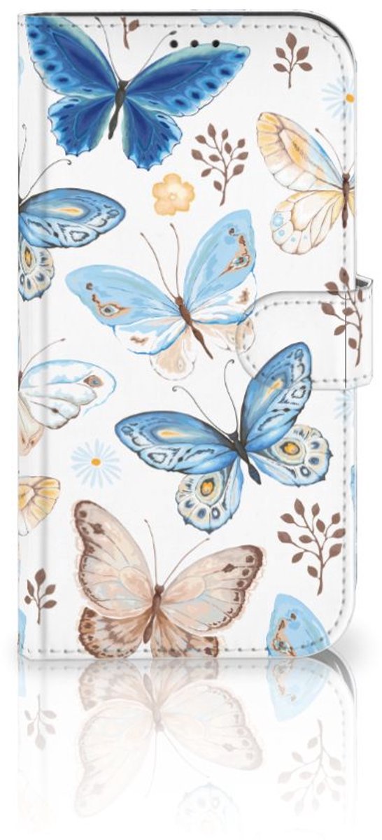 Telefoonhoesje met Pasjes voor Apple iPhone 12 Pro Max Vlinder
