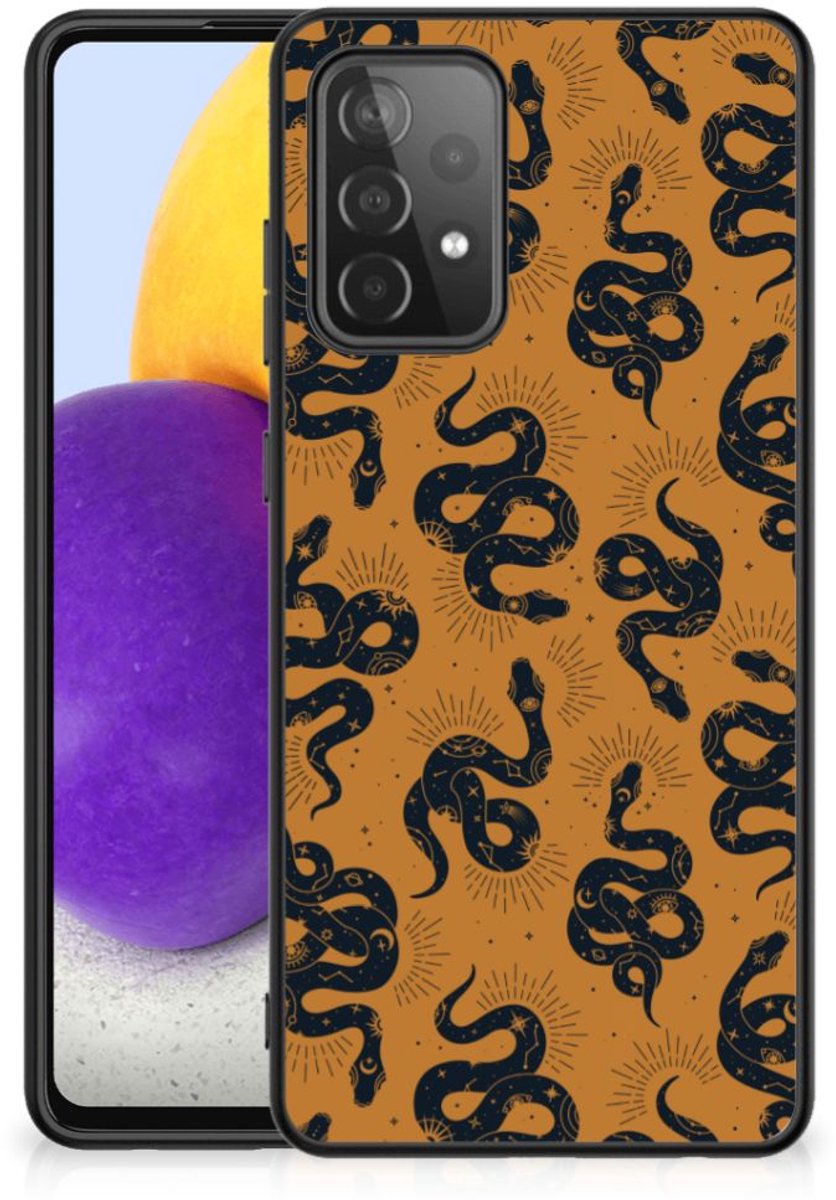 Back Cover voor Dierenprint Telefoonhoesje voor Samsung Galaxy A72 (5G/4G) Snakes