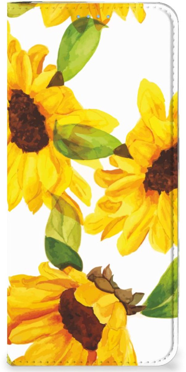 Smart Cover voor OPPO Reno8 Zonnebloemen