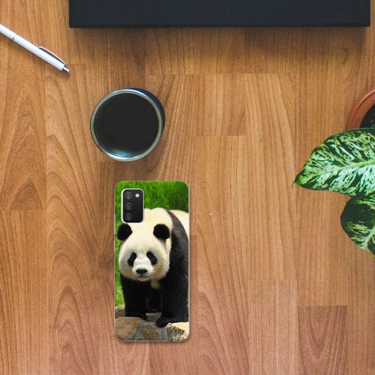 Samsung Galaxy A02s TPU Hoesje Panda