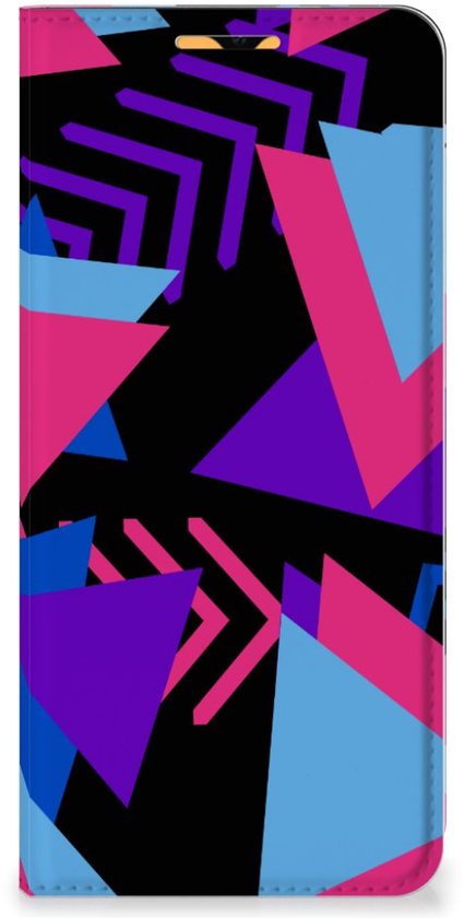 Stand Case OPPO A15 Phone Case Funky Triangle