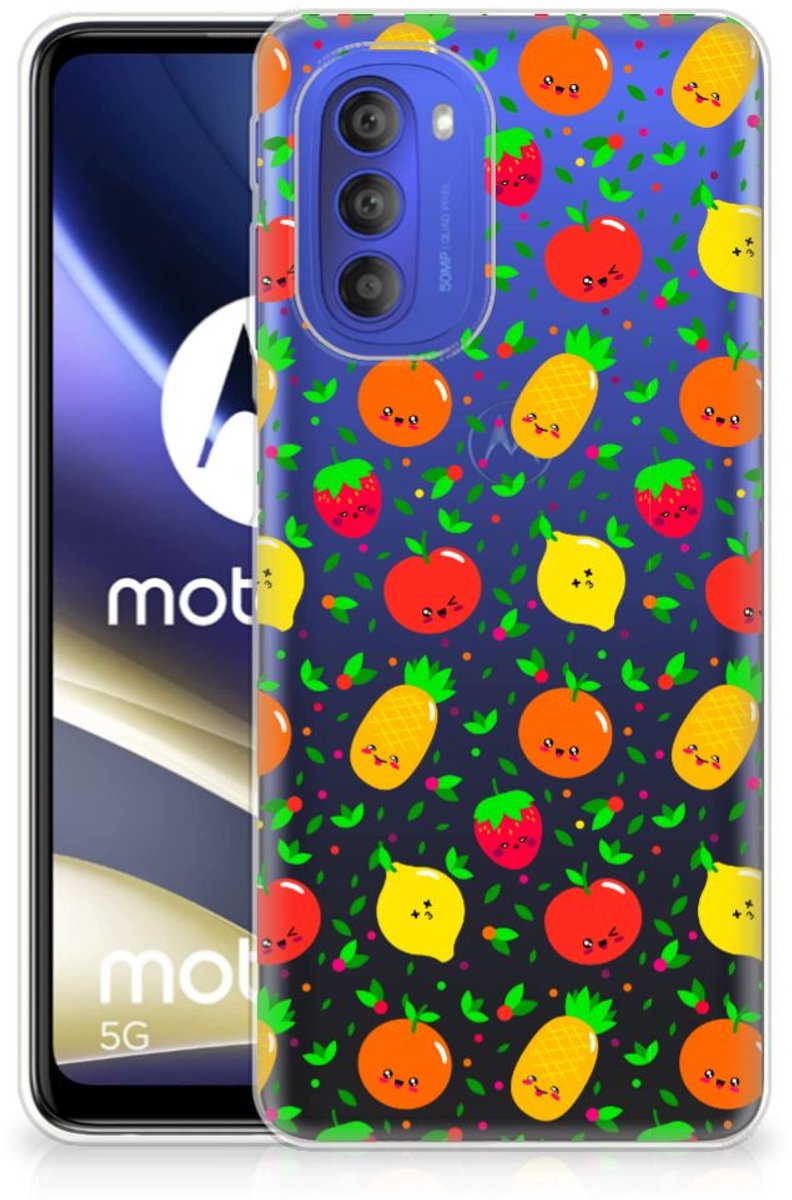 Motorola Moto G51 5G Siliconen Case Fruits