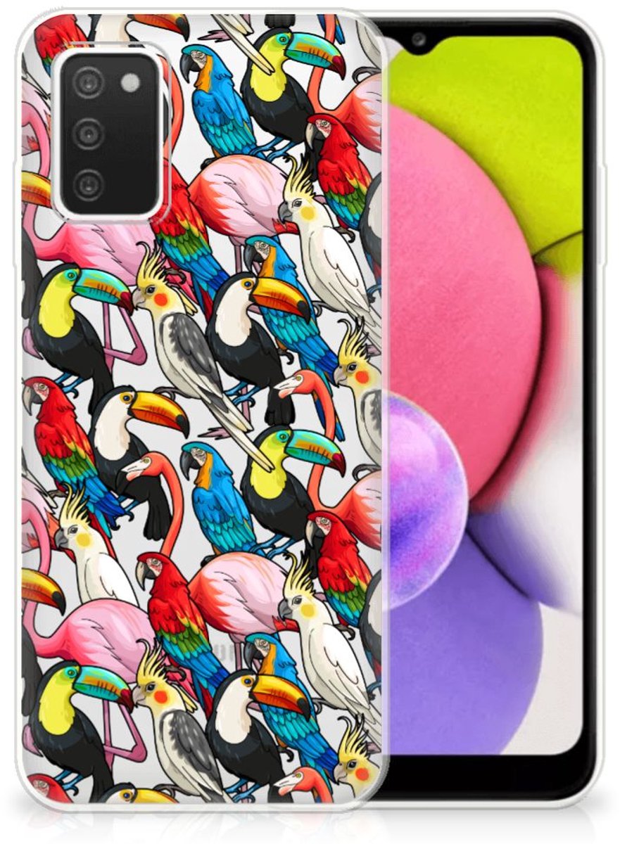 Samsung Galaxy A03S TPU Hoesje Birds