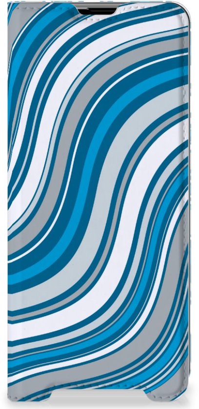 Etui Sony Xperia 1 III Book Case Waves Blauw