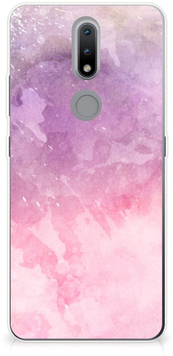 Hoesje maken Nokia 2.4 Pink Purple Paint