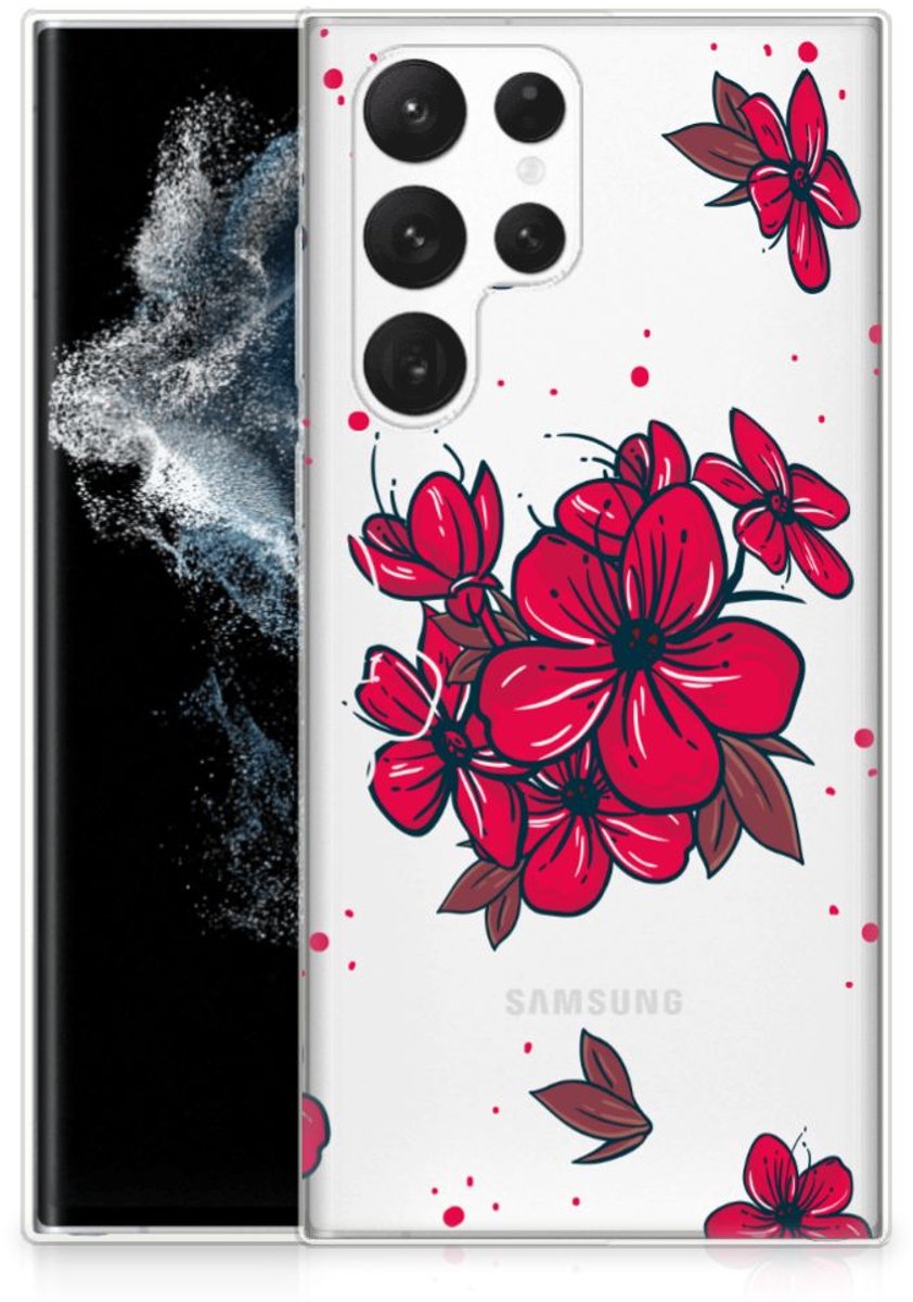 Samsung Galaxy S22 Ultra TPU Case Blossom Red