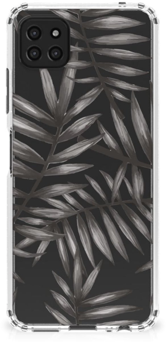 Samsung Galaxy A22 5G Case Leaves Grey