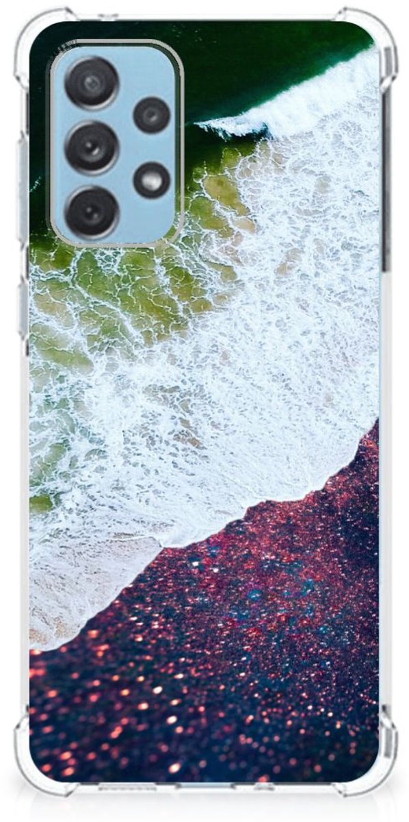 Samsung Galaxy A73 Shockproof Case Sea in Space